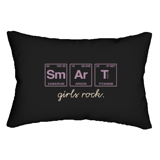 SMART GIRLS ROCK - Elements Periodic Table Lumbar Pillows