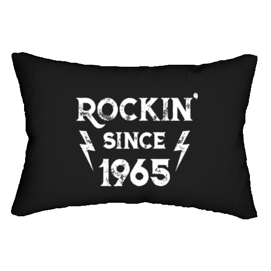 57 Year Old: Classic Rock 1965 57th Birthdayfantas Lumbar Pillows