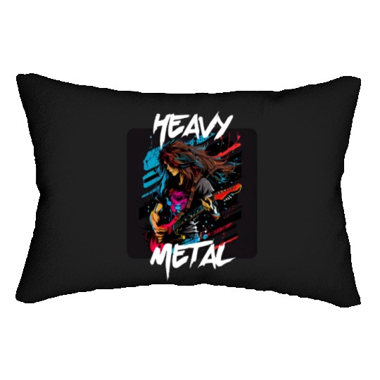 Graffiti Style - Heavy Metal 3 Lumbar Pillows