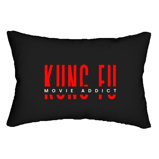Kung fu movie addict Lumbar Pillows
