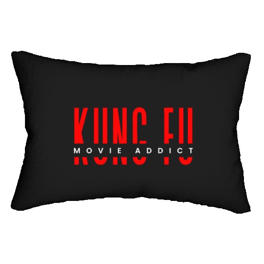 Kung fu movie addict Lumbar Pillows
