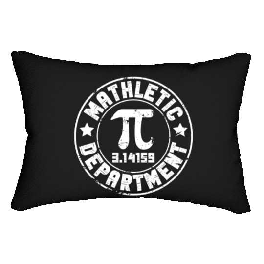 Funny Pi Day Lumbar Pillows Math Lumbar Pillows for Pi Day Mathletic