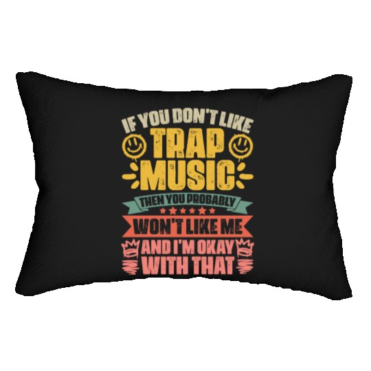 Retro Trap Music Trapping A Trap Vibes Trap Music Lumbar Pillows