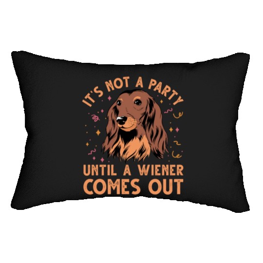 Dachshund Gift Dixie Wiener Doxie Dackel Lumbar Pillows