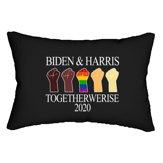 Joe Biden Kamala Harris LGBT Biden Harris 2020 Lumbar Pillows