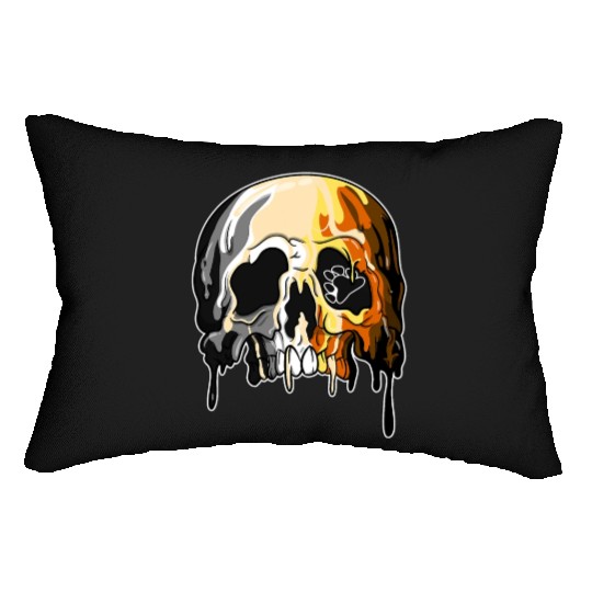 Bear LGBTQ Candle Sugar Skull Gay Pride Lumbar Pillows