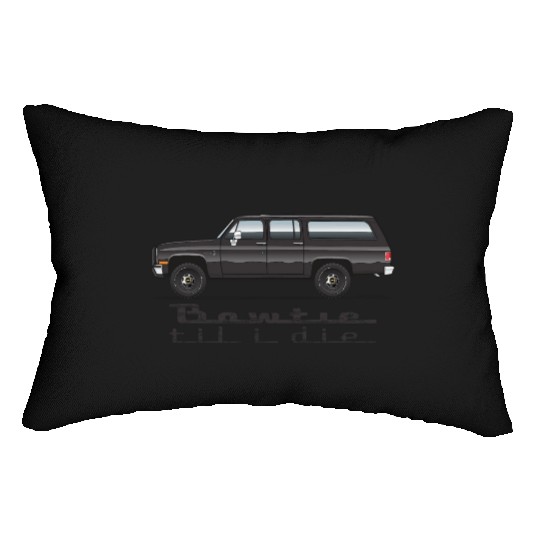 BOWTIE Midnight Black Lumbar Pillows