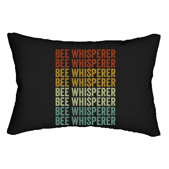 Bee Whisperer Beekeeper Honey Lover Hive Honey Bee Lumbar Pillows
