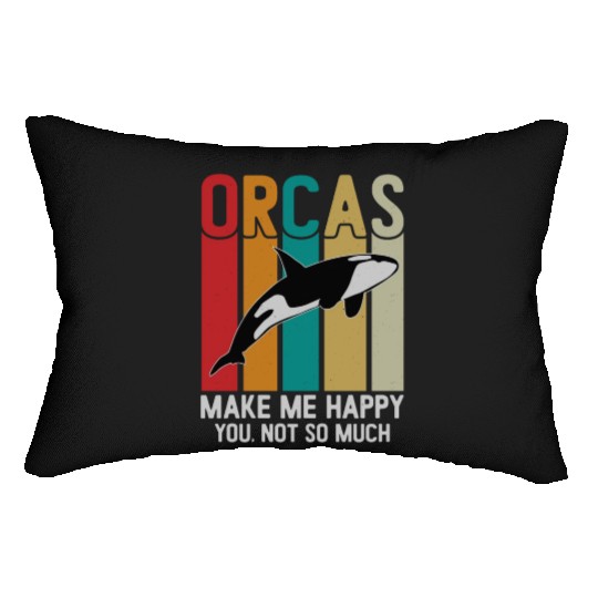 King Orca, Ruler of the Seas Lumbar Pillows