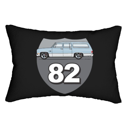 82 Light Blue Lumbar Pillows