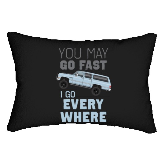 YOU MAY Light Blue Lumbar Pillows