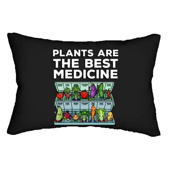 Plants Are The Best Medicine Vegetables Daily Lumbar Pillows
