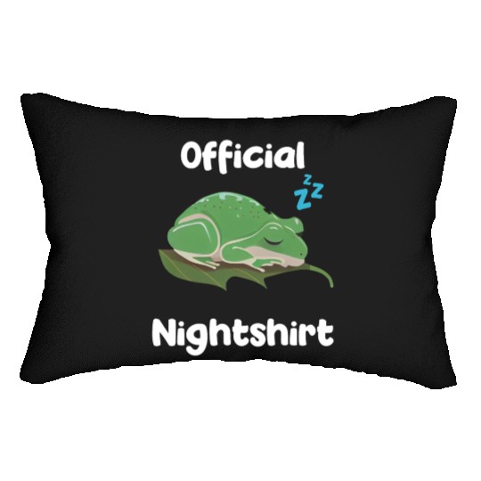 Cute Frog Sleepshirt Nightwear Nightshirt Sleep Lumbar Pillows
