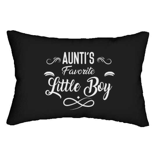 Aunti's Favorite Little boy Lumbar Pillows