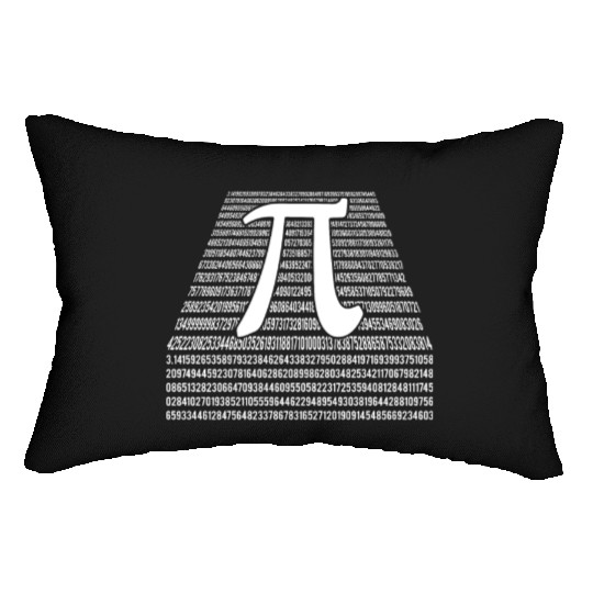 Pi Numbers Digit Math Holiday Mathematics Pi Day Lumbar Pillows