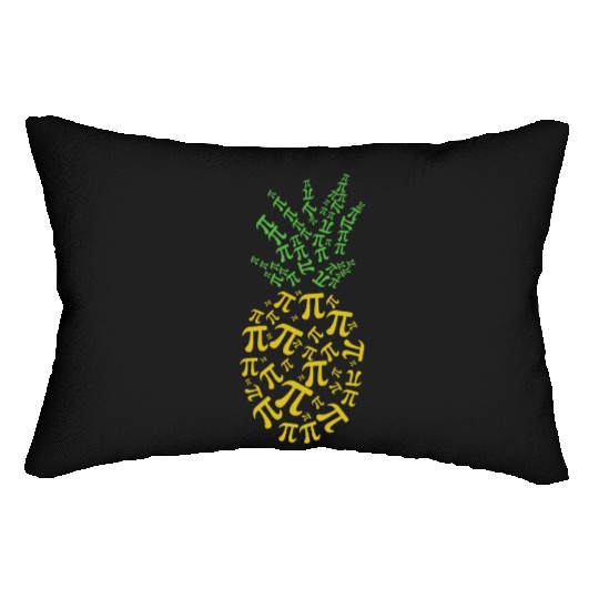 Pineapple Pi Math Holiday Mathematics Funny Pi Lumbar Pillows