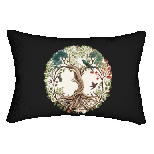 Tree of Life Lumbar Pillows