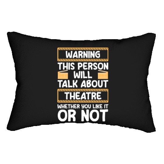 Theater Direction Drama Club Lumbar Pillows