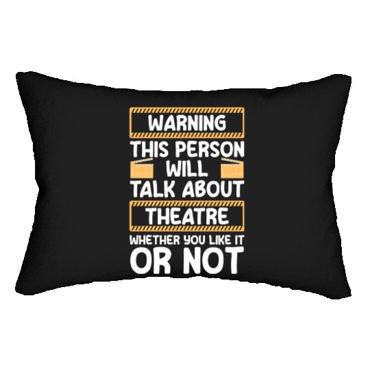 Theater Direction Drama Club Lumbar Pillows