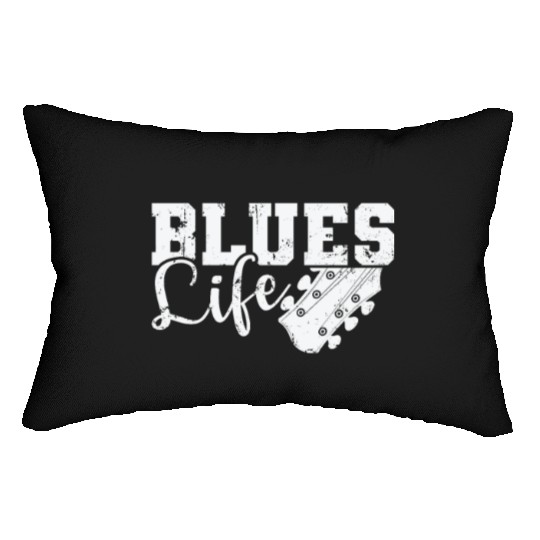 Blues Life Music Trumpet Chicago Lumbar Pillows