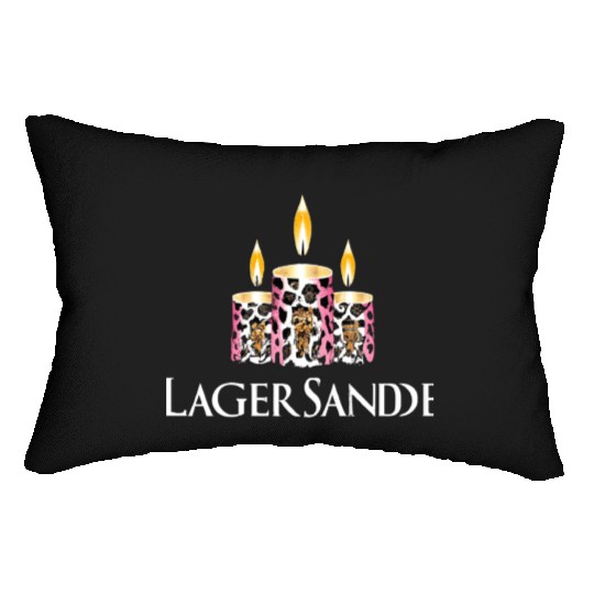 Lion skin candles Lumbar Pillows