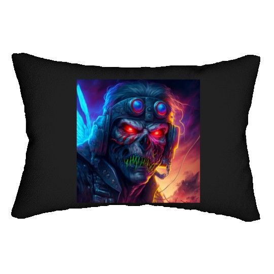 ZOMBIE IRON MAIDEN (version 9) Lumbar Pillows