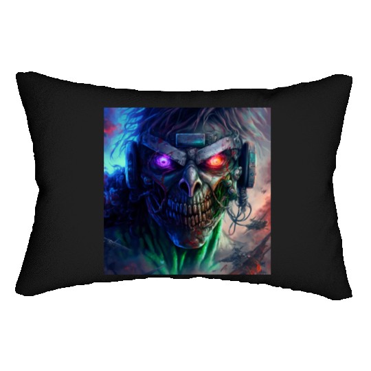 ZOMBIE IRON MAIDEN (version 12) Lumbar Pillows