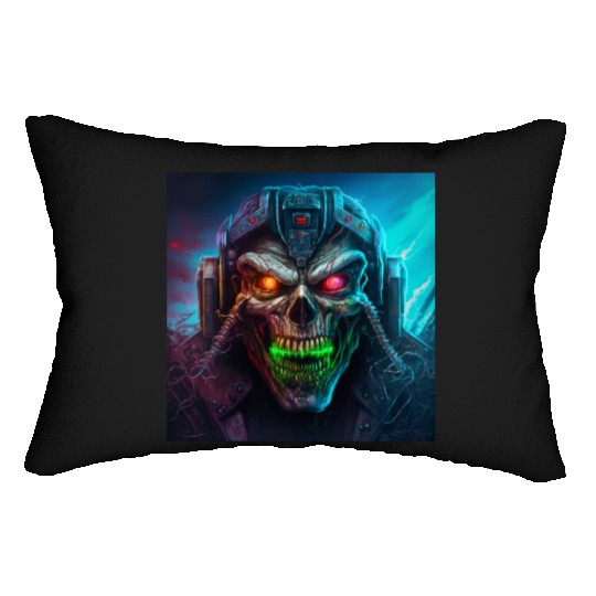 ZOMBIE IRON MAIDEN (version 8) Lumbar Pillows