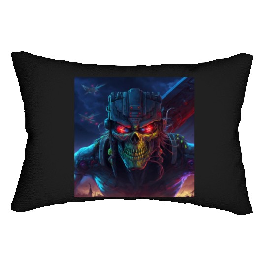 ZOMBIE IRON MAIDEN (version 11) Lumbar Pillows
