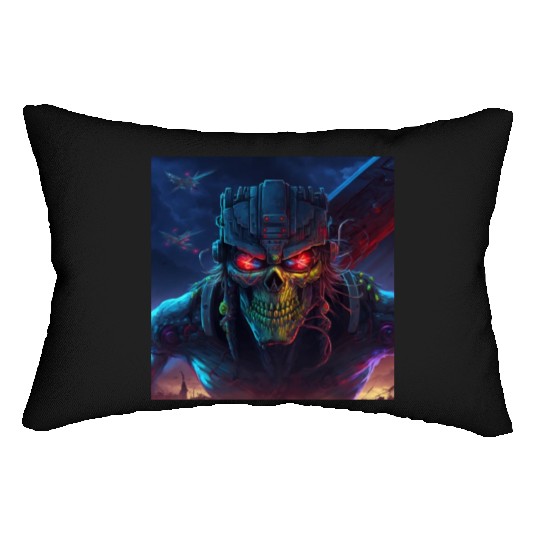 ZOMBIE IRON MAIDEN (version 11) Lumbar Pillows