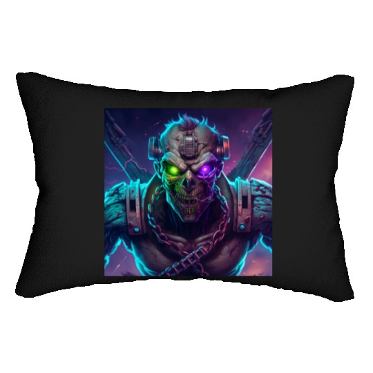 ZOMBIE IRON MAIDEN (Version 10) Lumbar Pillows