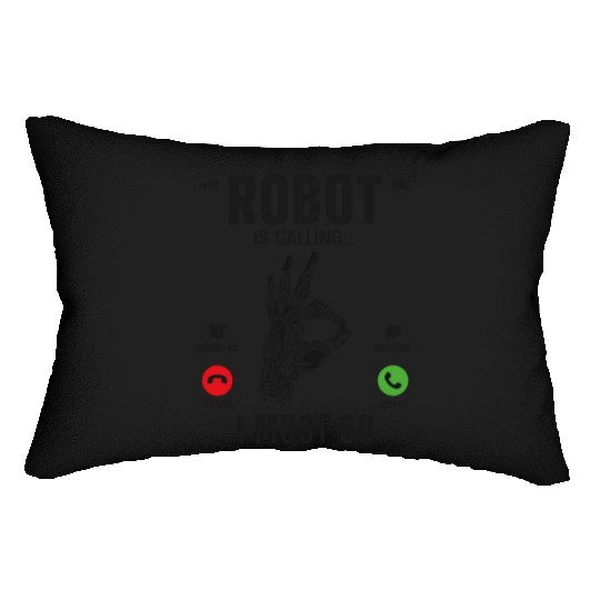 Robot Robotics Engineer Phone Lumbar Pillows