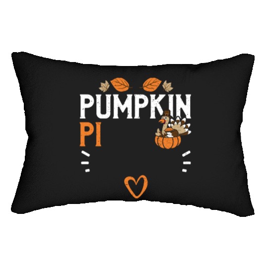 Pumpkin Pi - Thanksgiving Lumbar Pillows