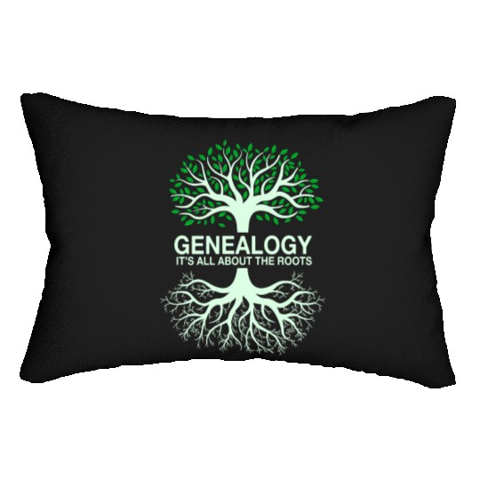 Family Tree Lumbar Pillows Genealogy