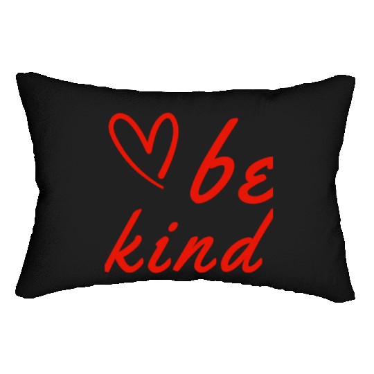 be kind cute Lumbar Pillows for women