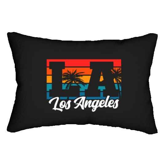 Los Angeles LA California Gift Lumbar Pillows