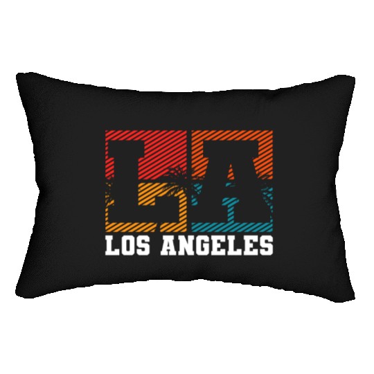 Los Angeles LA California Gift Lumbar Pillows