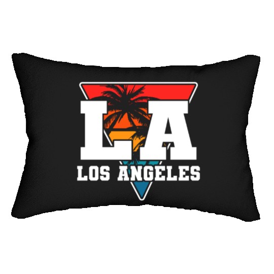 Los Angeles LA California Gift Lumbar Pillows
