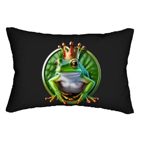 The Royal Frog Leap Lumbar Pillows