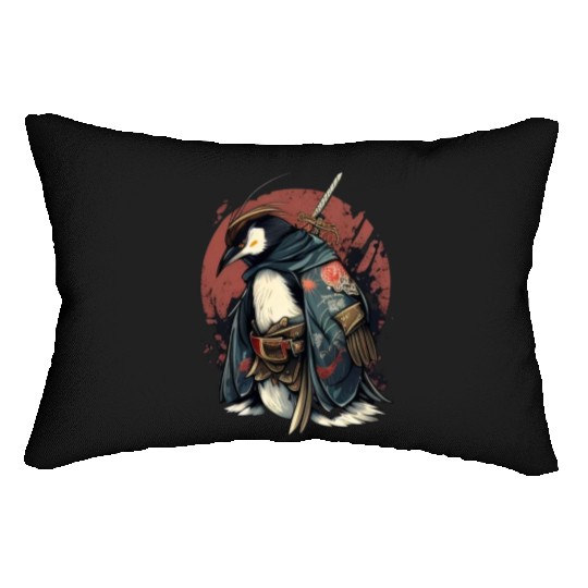 Samurai Novelty fighter caracter fantasy Lumbar Pillows