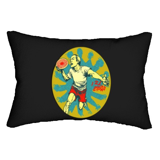 Ultimate Frisbee Retirement Appreciation Pop Art Lumbar Pillows