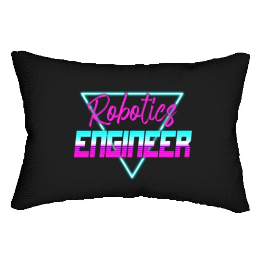 Robot Robotics Engineer Retro Lumbar Pillows