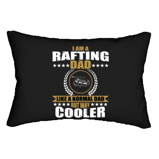 Rafting Dad Design For Men Lumbar Pillows