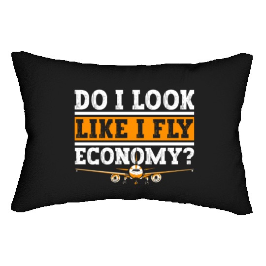 Do I Look Like I Fly Economy First Class Frequent Lumbar Pillows