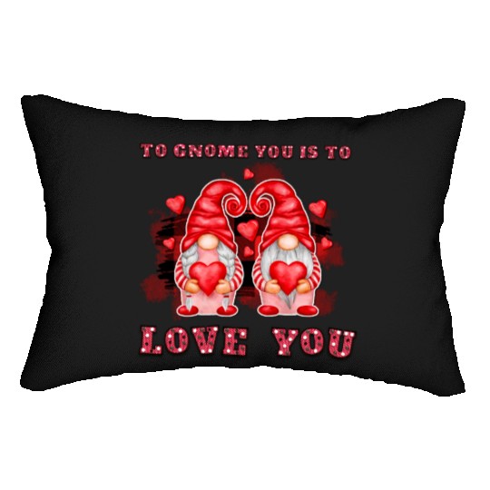 Love you | valentines day | valentines day gifts Lumbar Pillows