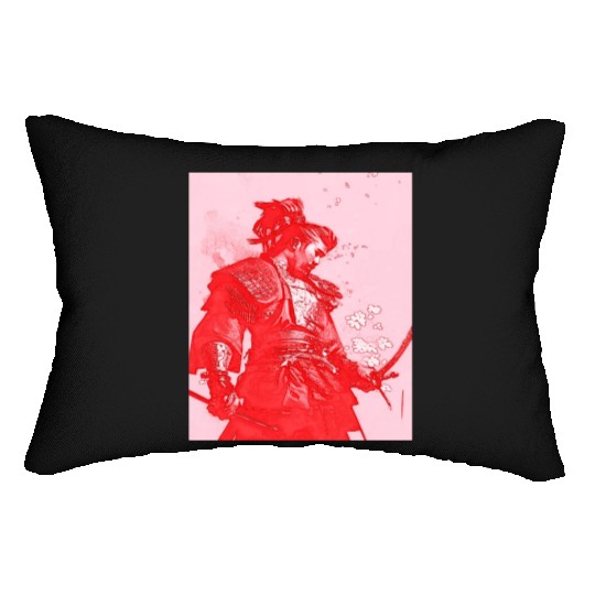 Samurai Japan Japanese Anime Katana Manga samurai Lumbar Pillows