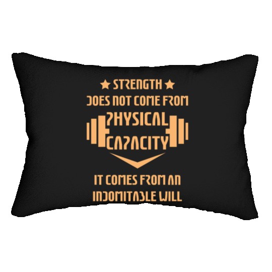 Fitness GYM Workout Funny Lumbar Pillows