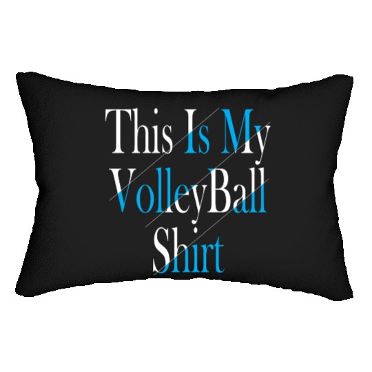 This Is My Volleyball Lumbar Pillows