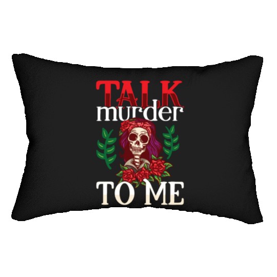 True Crime Murder Spy Crime Interest Gift Idea Lumbar Pillows