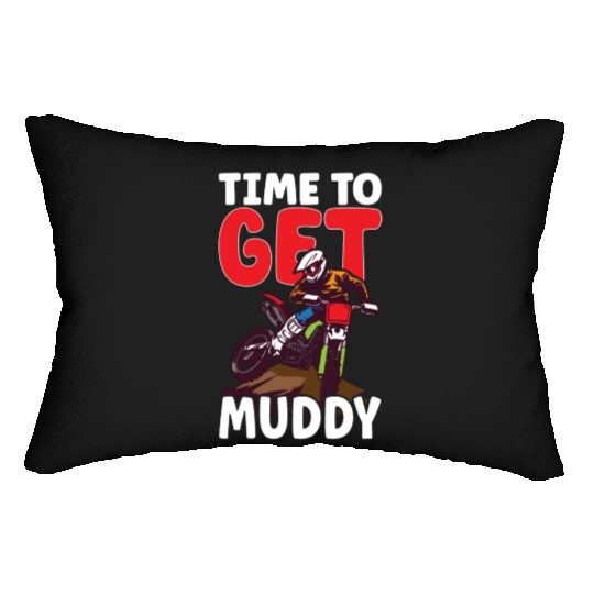 Dirt Bike Dirt Bike Riding Motocross Dirt Biking Lumbar Pillows